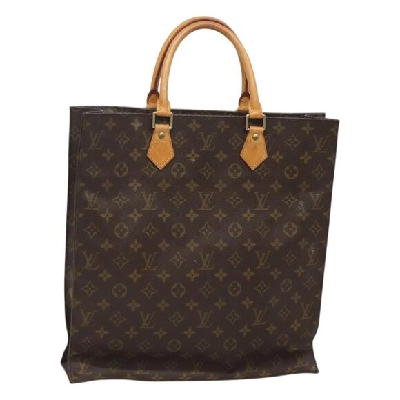 LOUIS VUITTON Monogram Sac Plat Hand Bag - Picture 1 of 16